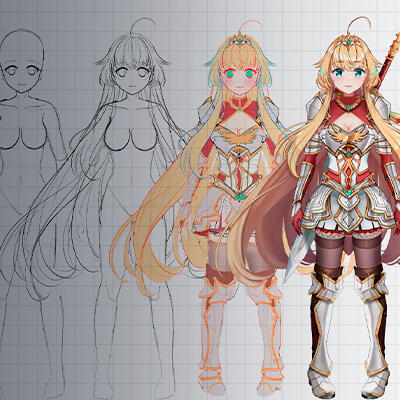 orihime studio character design